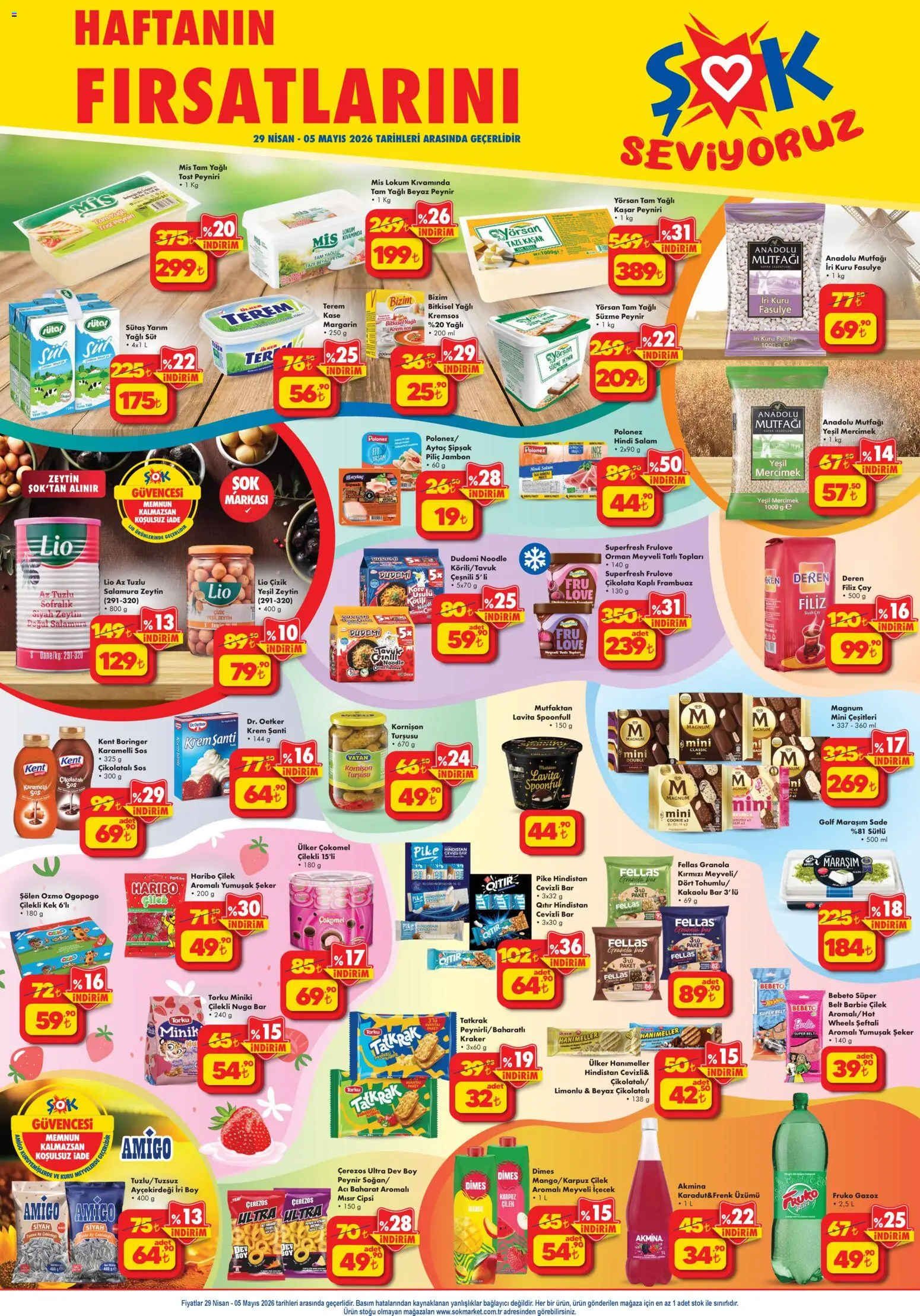 Şok Market Şok Market Katalog 29.04.2026 - Broşürünün önizlemesi
