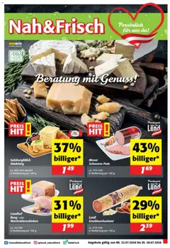 Vorschau der Angebote: Nah und Frisch Nah und Frisch Flugblatt gültig ab 22.07.2026