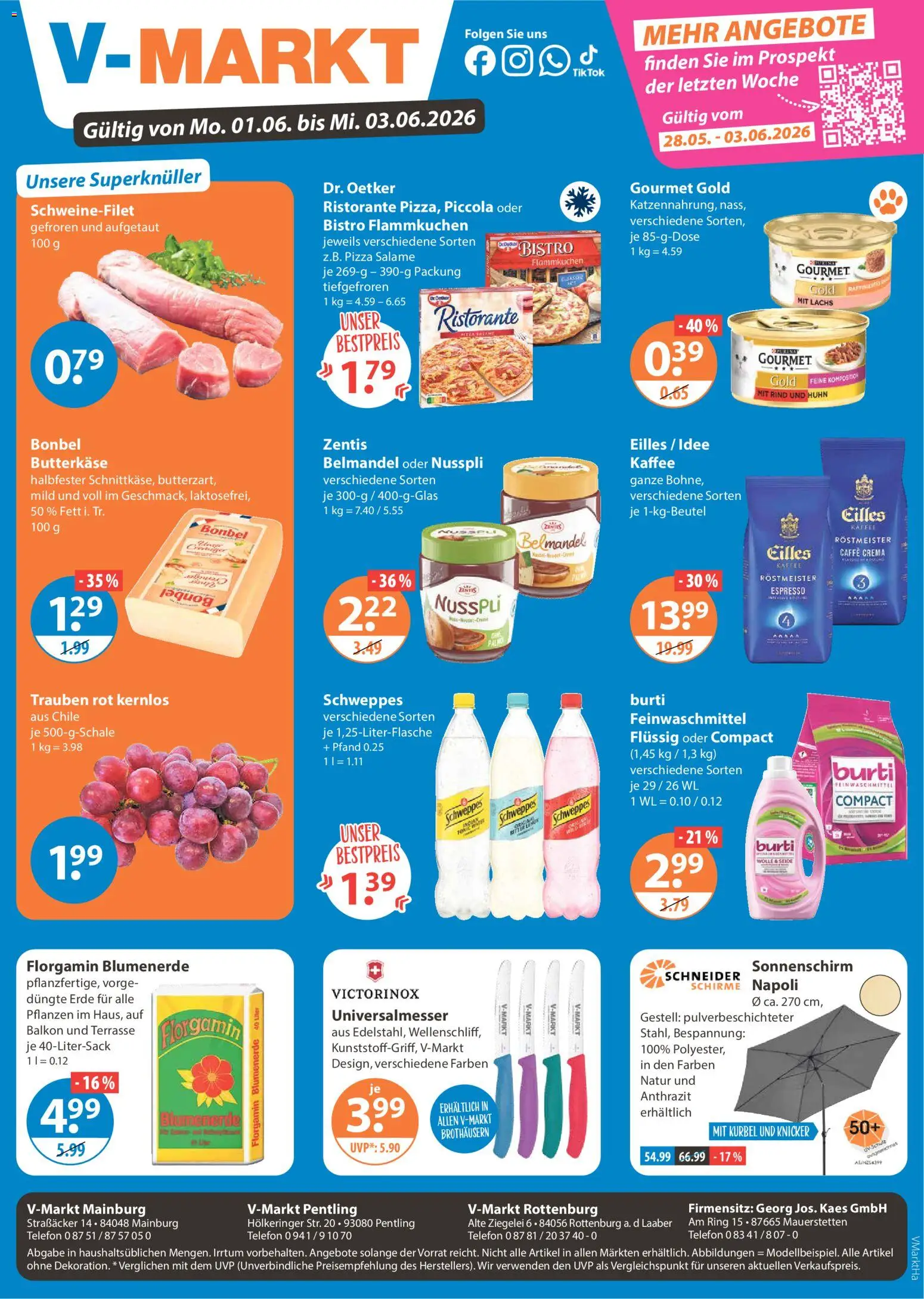 Vorschau von dem Prospekt des Geschäftes V-Markt, gültig ab dem 01.06.2026