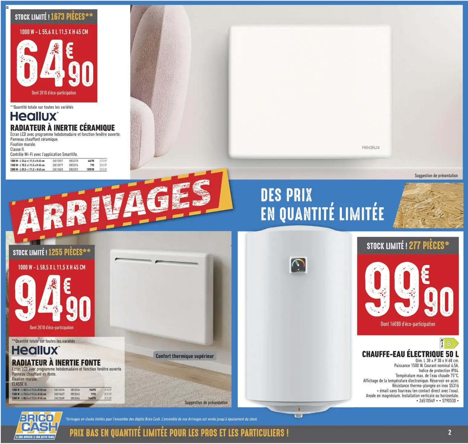 Prévisualisation de Brico Cash catalogue du magasin Brico Cash formulaire valide 04/09/2026 - Radiateur