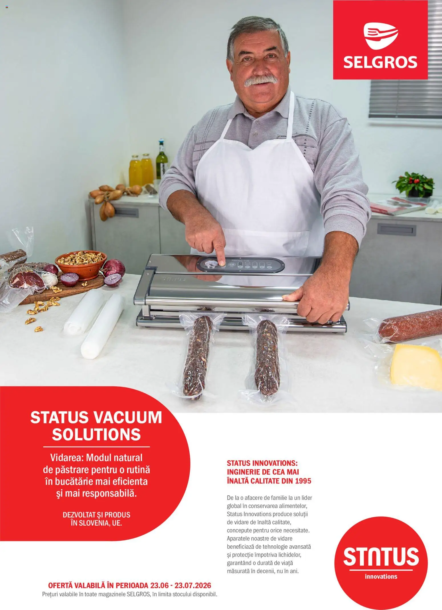 Previzualizarea de cataloage: Selgros Selgros Catalog Status Vacuum Solutions valabil de la 23.06.2026 - Bucătărie