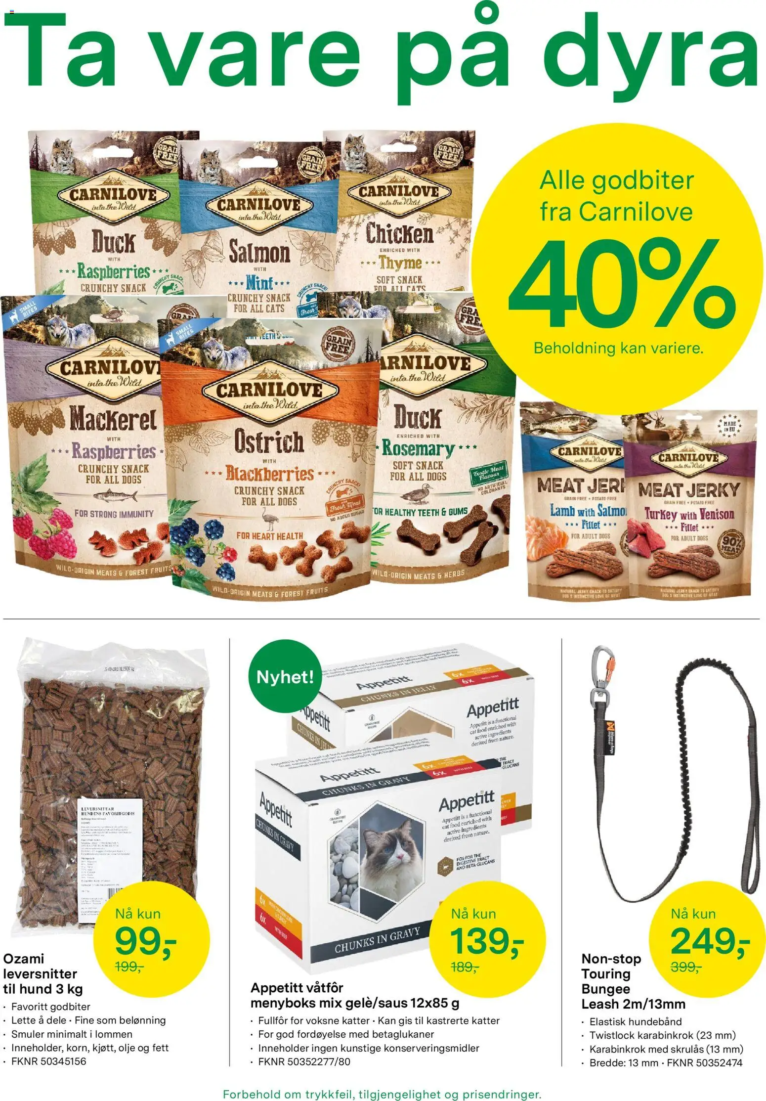 Forhåndsvis Felleskjøpet kundeavis fra butikk Felleskjøpet gyldig fra 26/10/2026 - Olje, And, Snacks, Is, 1