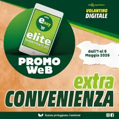 Anteprima dell'opuscolo Elite Supermercati volantino Promo Web dal negozio Elite Supermercati valido da 01/05/2026