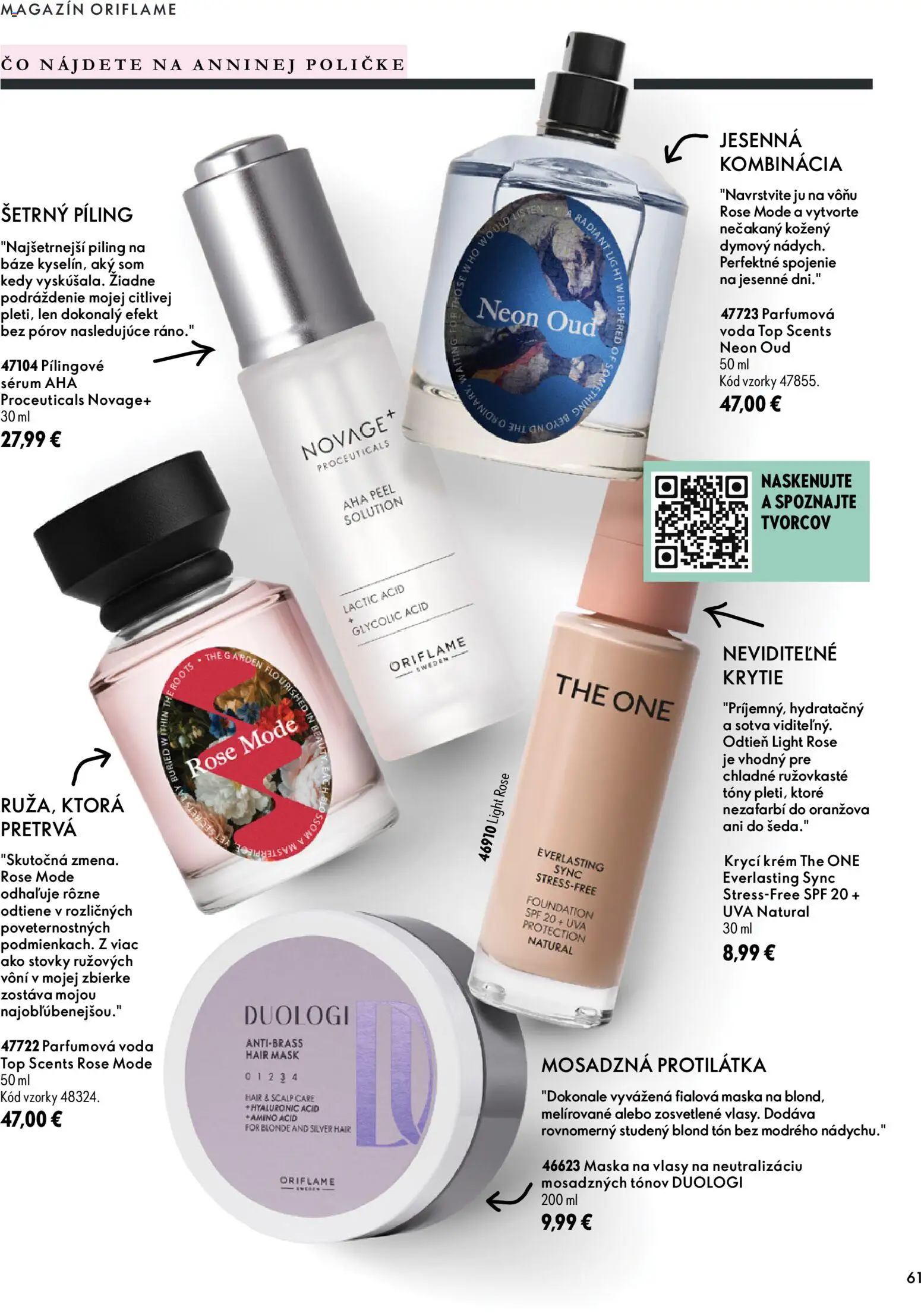 Náhľad Oriflame letáku platného od 30.09.2026 - Voda, Maska, Maska na vlasy, Krém