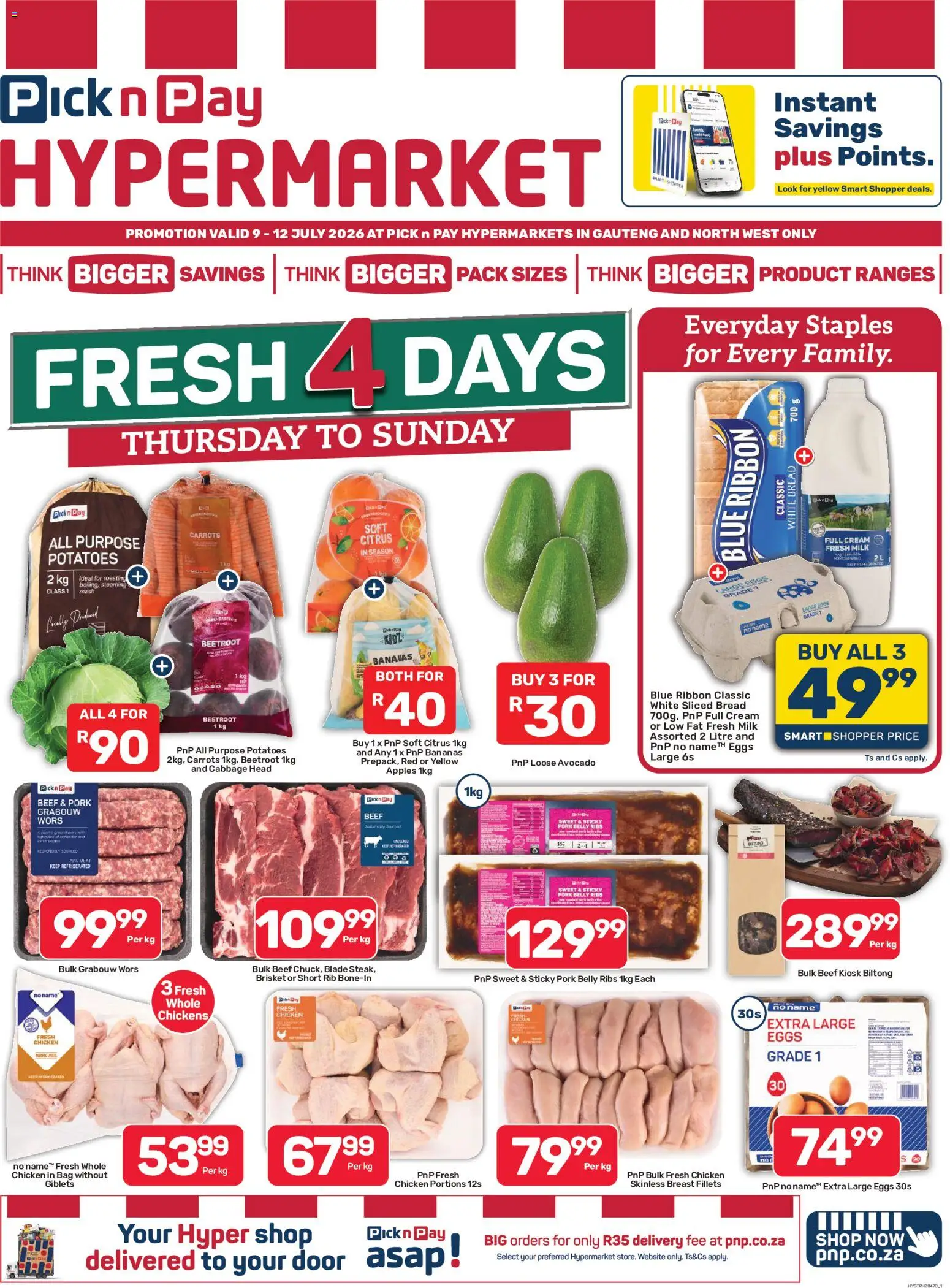 Preview of Pick n Pay flyer valid from 09/07/2026