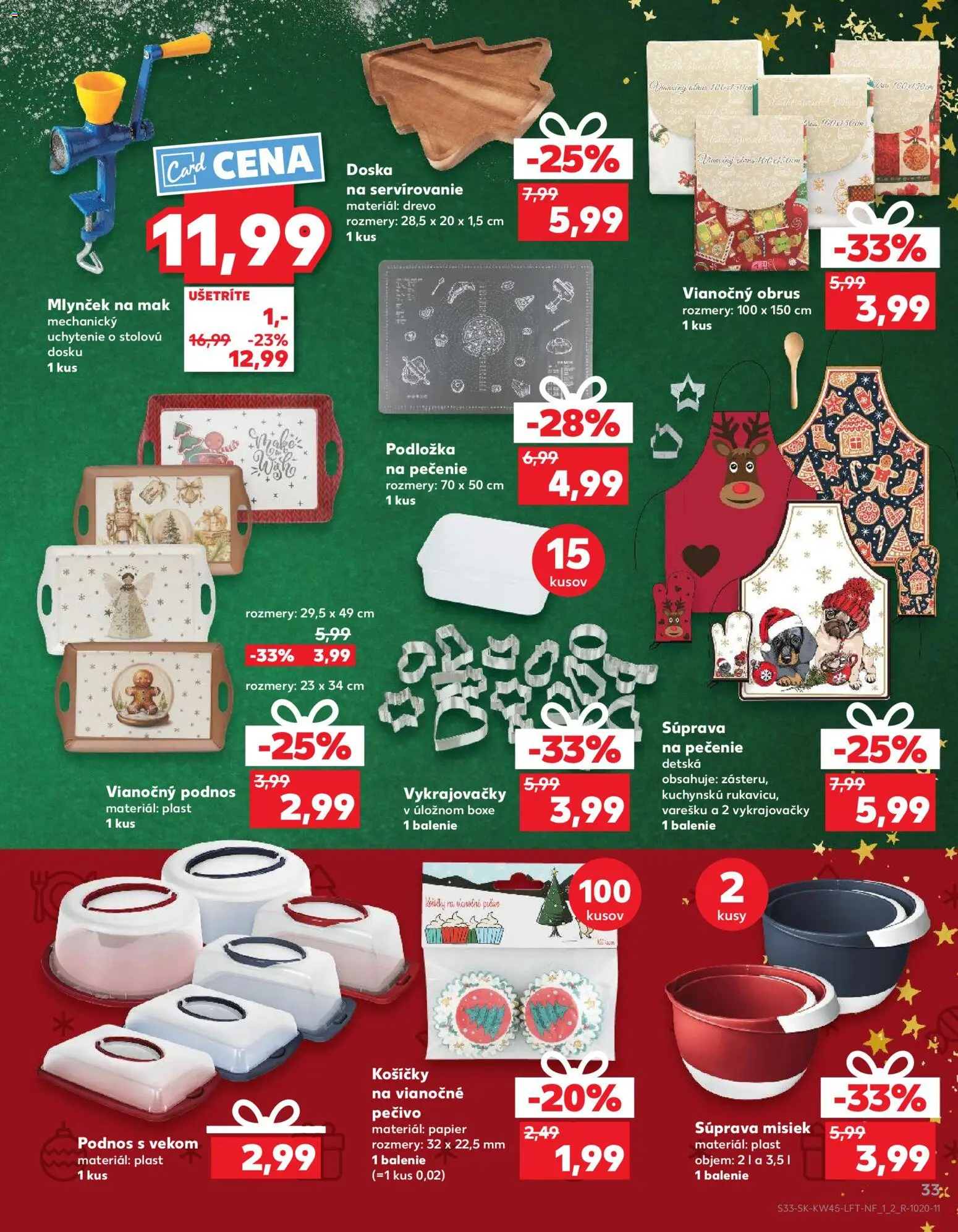 Náhľad Kaufland letáku platného od 06.11.2025 - Mak, Mlynček
