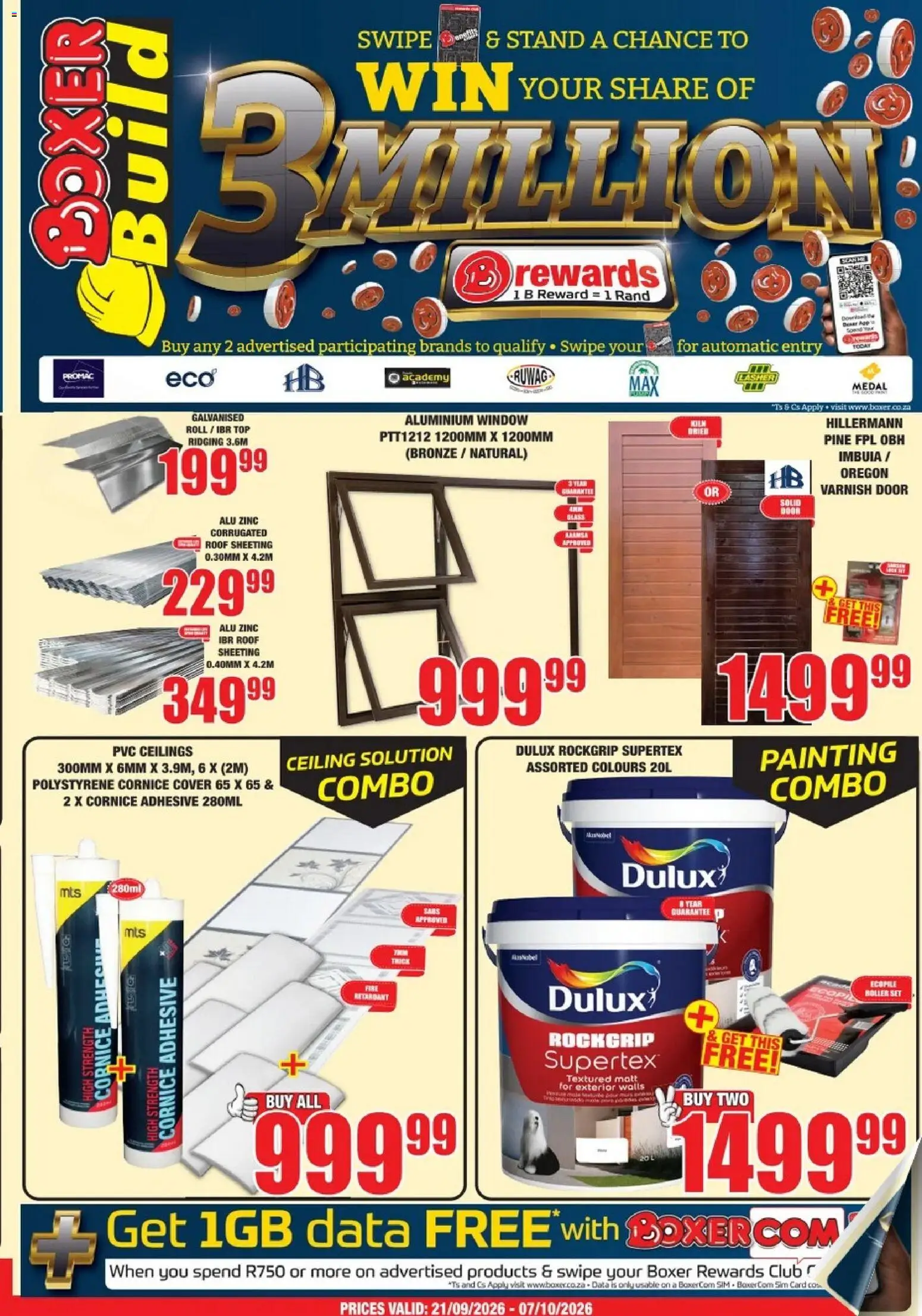 Preview of Boxer flyer valid from 21/09/2026