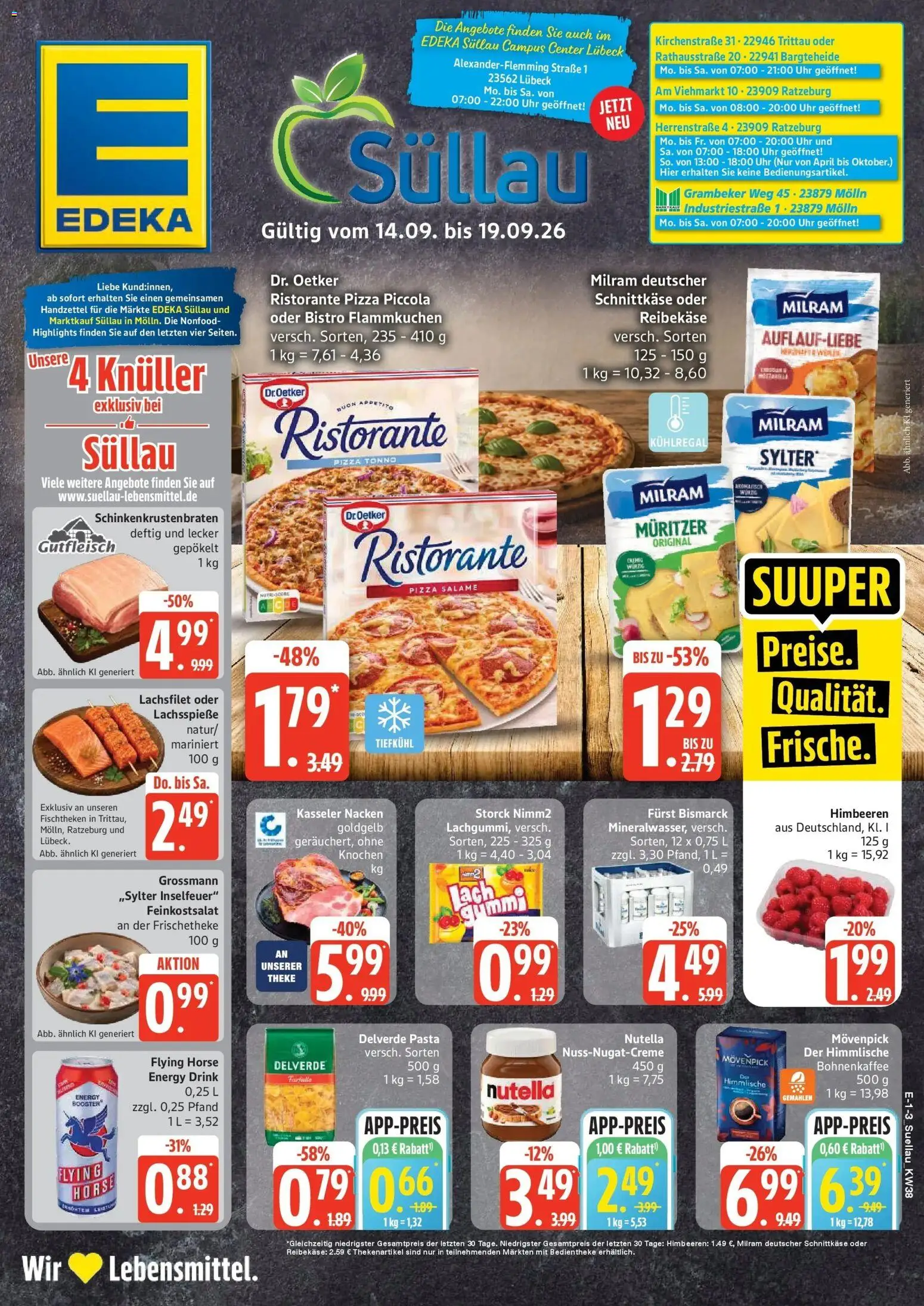 Vorschau von dem Prospekt des Geschäftes Edeka, gültig ab dem 14.09.2026