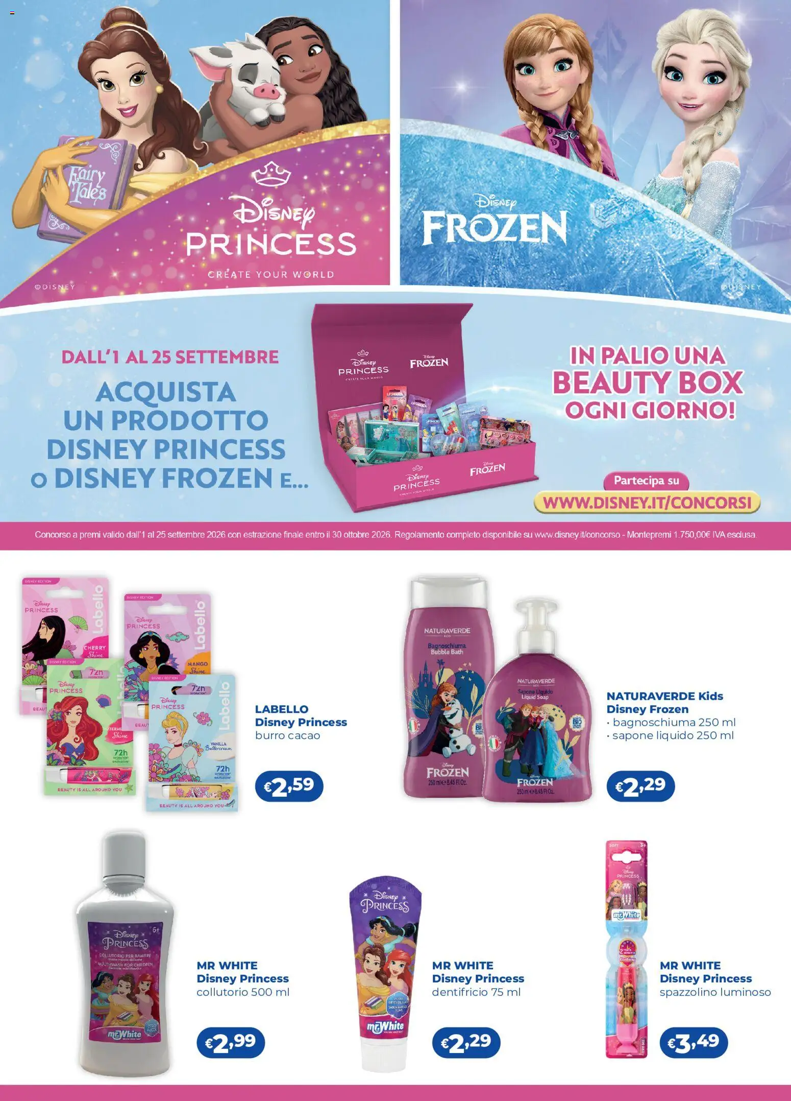 Anteprima dell'opuscolo Acqua e Sapone volantino 12/2026 dal negozio Acqua e Sapone valido da 03/09/2026 - Mango, Bagno, Burro, Collutorio, Bagnoschiuma, Sapone, Dentifricio, Spazzolino