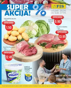 Pregled letka FIS super akcija trgovine FIS vrijedi od 26.06.2026
