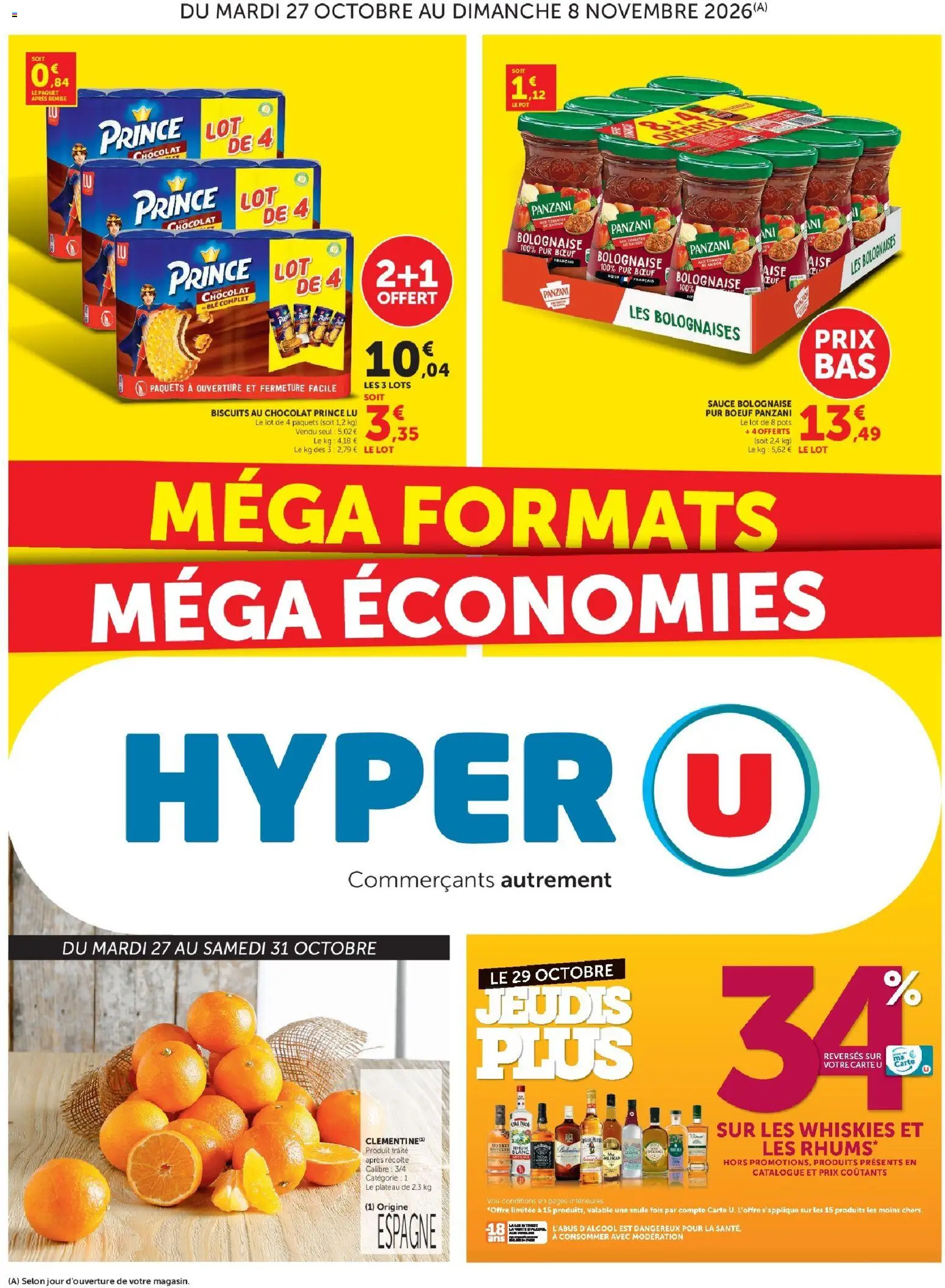 Prévisualisation de Hyper U - Les prix bas de la semaine du magasin Hyper U formulaire valide 27/10/2026