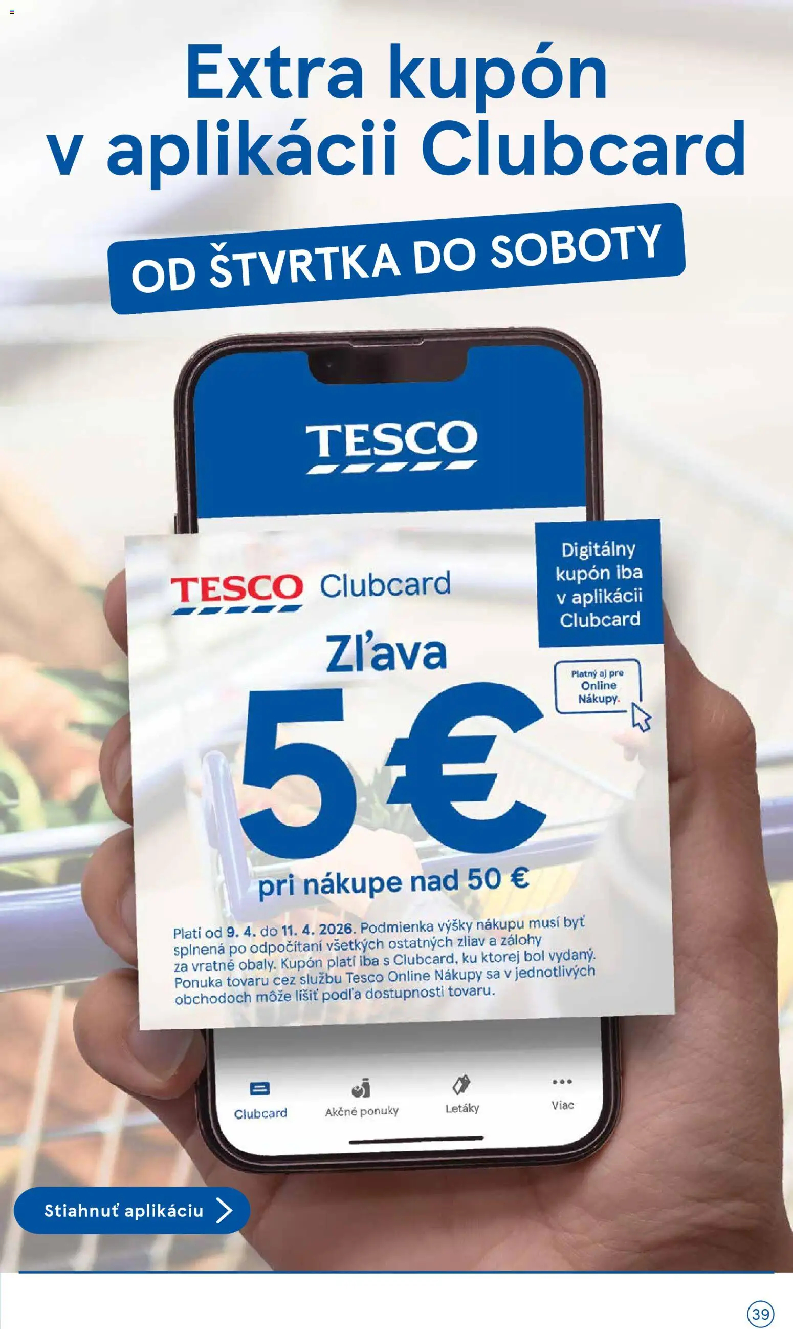 Náhľad Tesco letáku platného od 08.04.2026