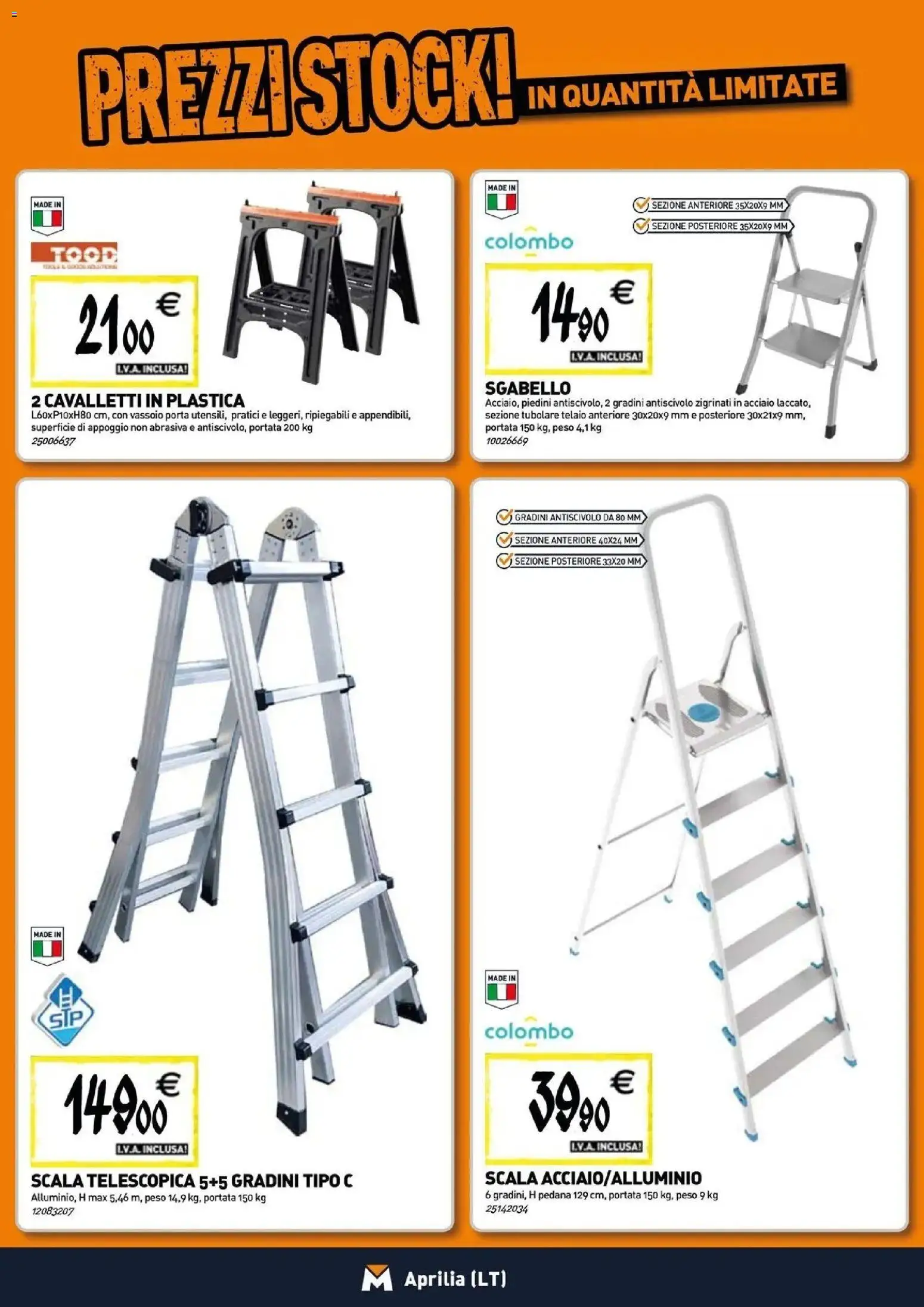 Anteprima dell'opuscolo TECNOMAT catalogo Aprilia dal negozio TECNOMAT valido da 29/10/2026