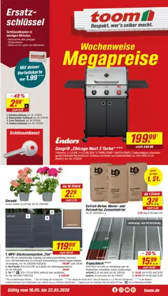 Vorschau von dem Prospekt des Geschäftes Toom Baumarkt, gültig ab dem 16.05.2026
