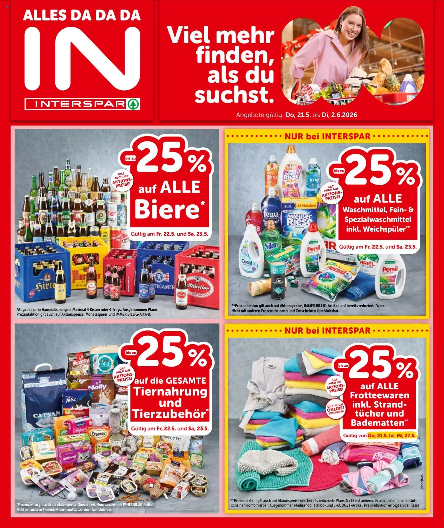 Vorschau der Angebote: Interspar Interspar Flugblatt - Osttirol gültig ab 21.05.2026