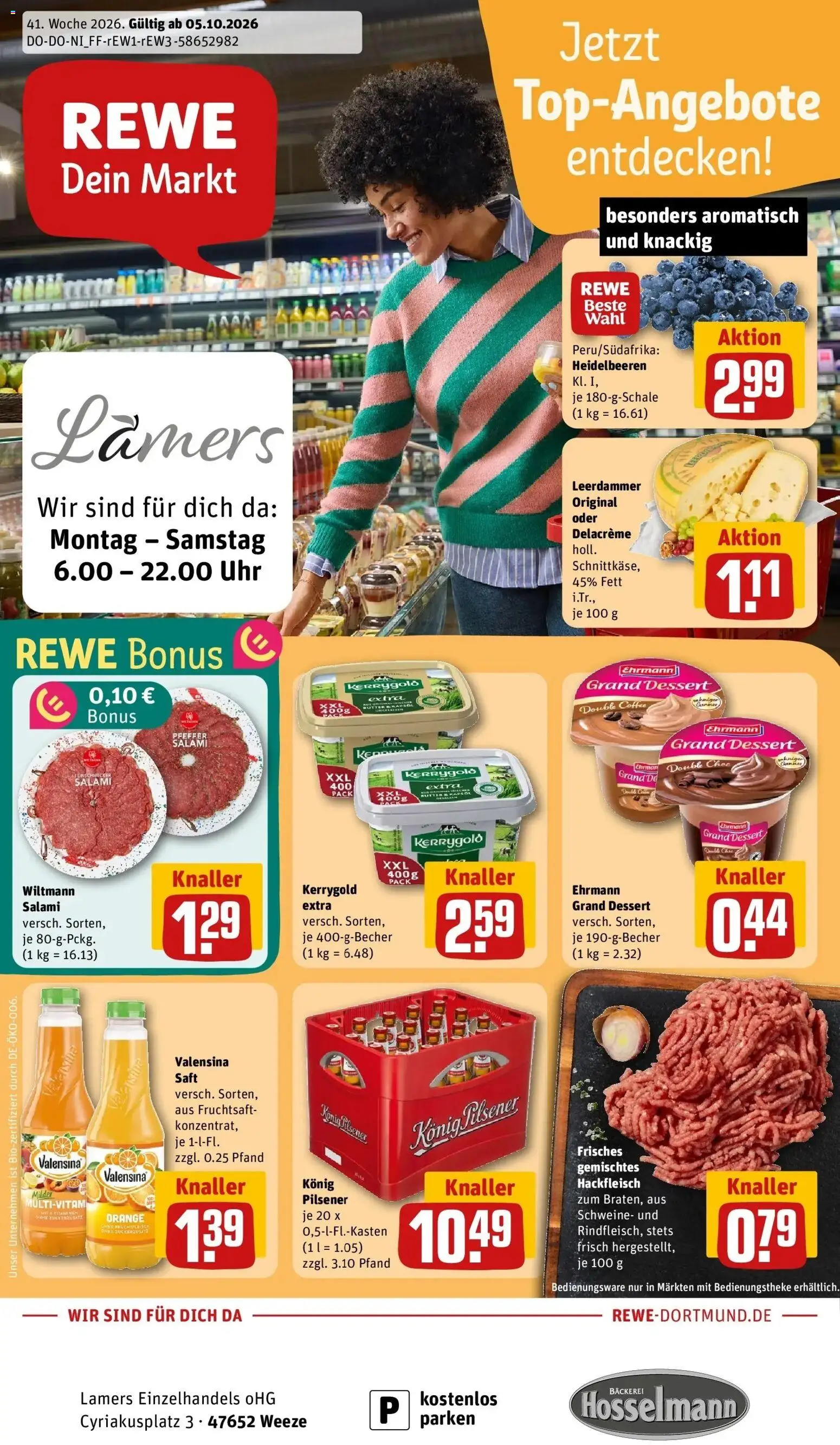 Vorschau von dem Prospekt des Geschäftes Rewe, gültig ab dem 05.10.2026
