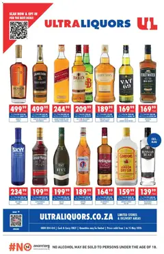 Preview of Ultra Liquors flyer valid from 01/05/2026
