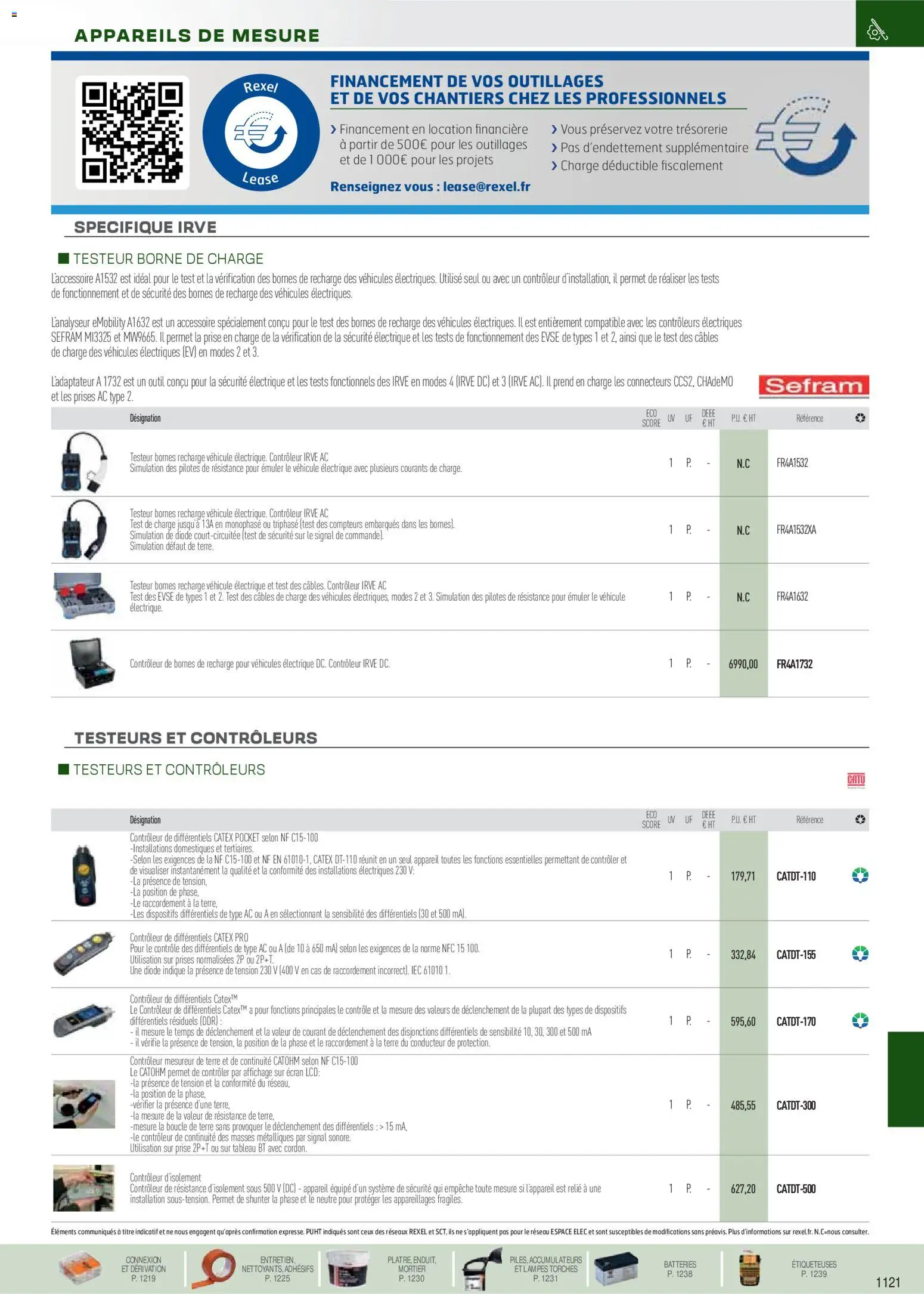 Prévisualisation de Brochure EPI, mesure, outillage, fixations et consommables du magasin Rexel formulaire valide 18/11/2025 - Tableau, Mortier, Prises, Prise