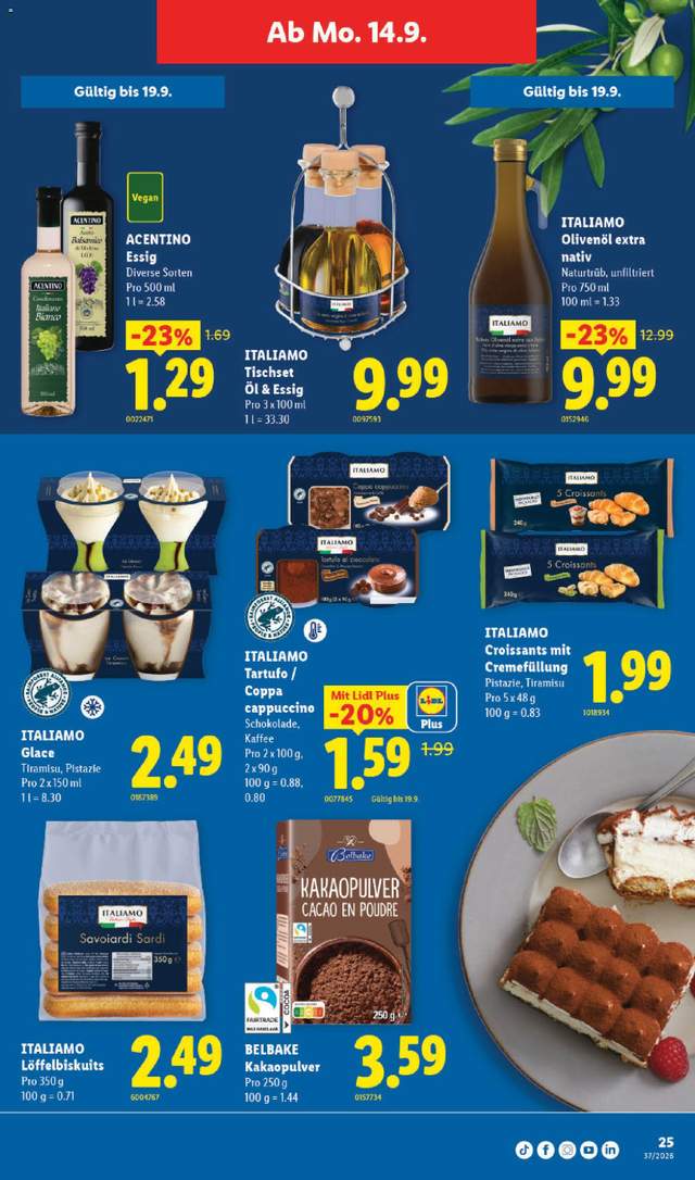 Neue Lidl Aktionen ab 10.09.