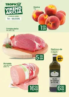 Pregled letka Tropic vikend akcija trgovine Tropic vrijedi od 07.08.2026