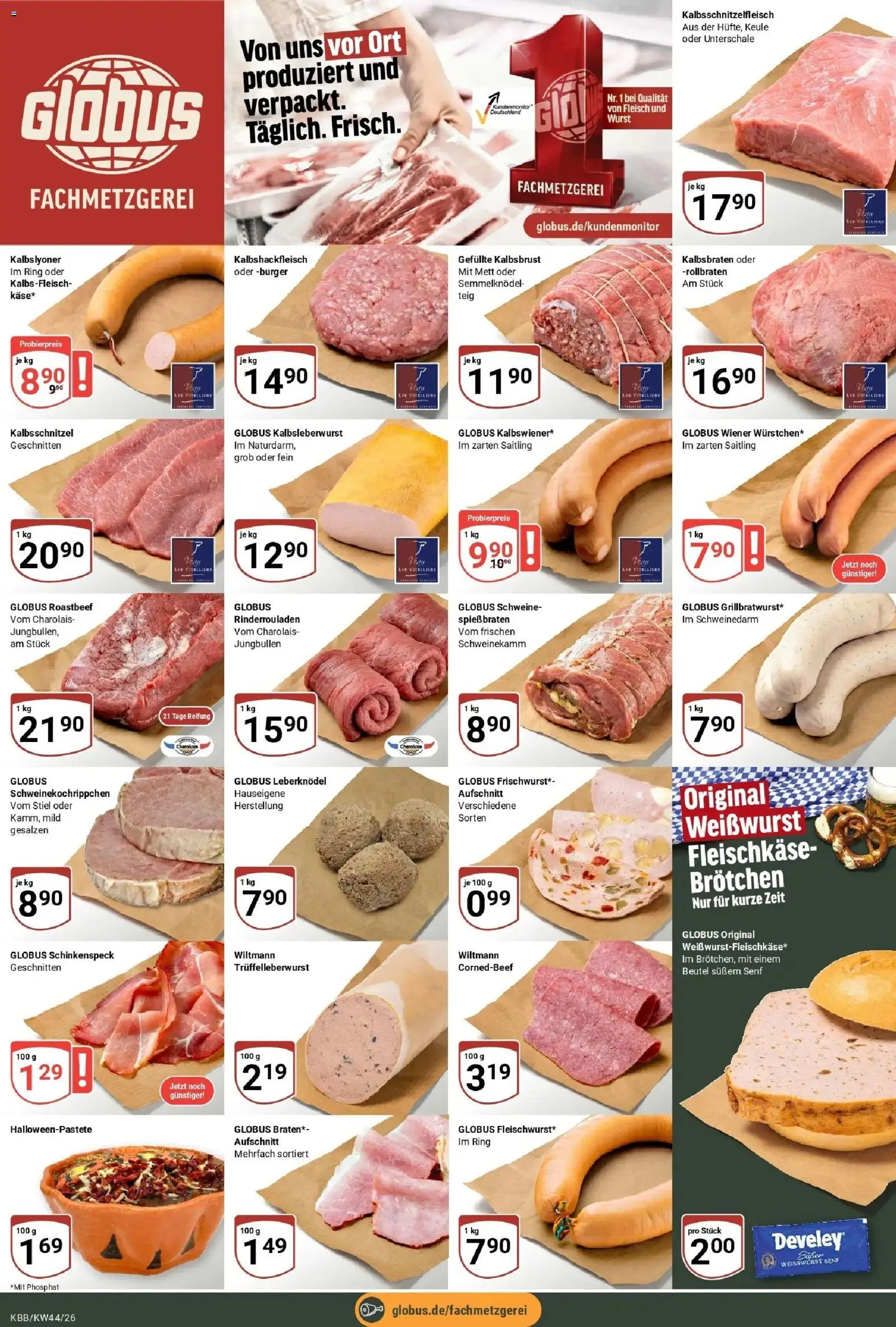 Vorschau von dem Prospekt des Geschäftes Globus, gültig ab dem 26.10.2026
