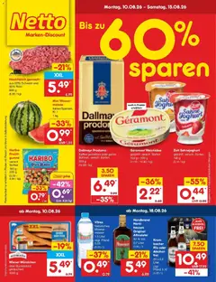 Vorschau von dem Prospekt des Geschäftes Netto Marken-Discount, gültig ab dem 10.08.2026