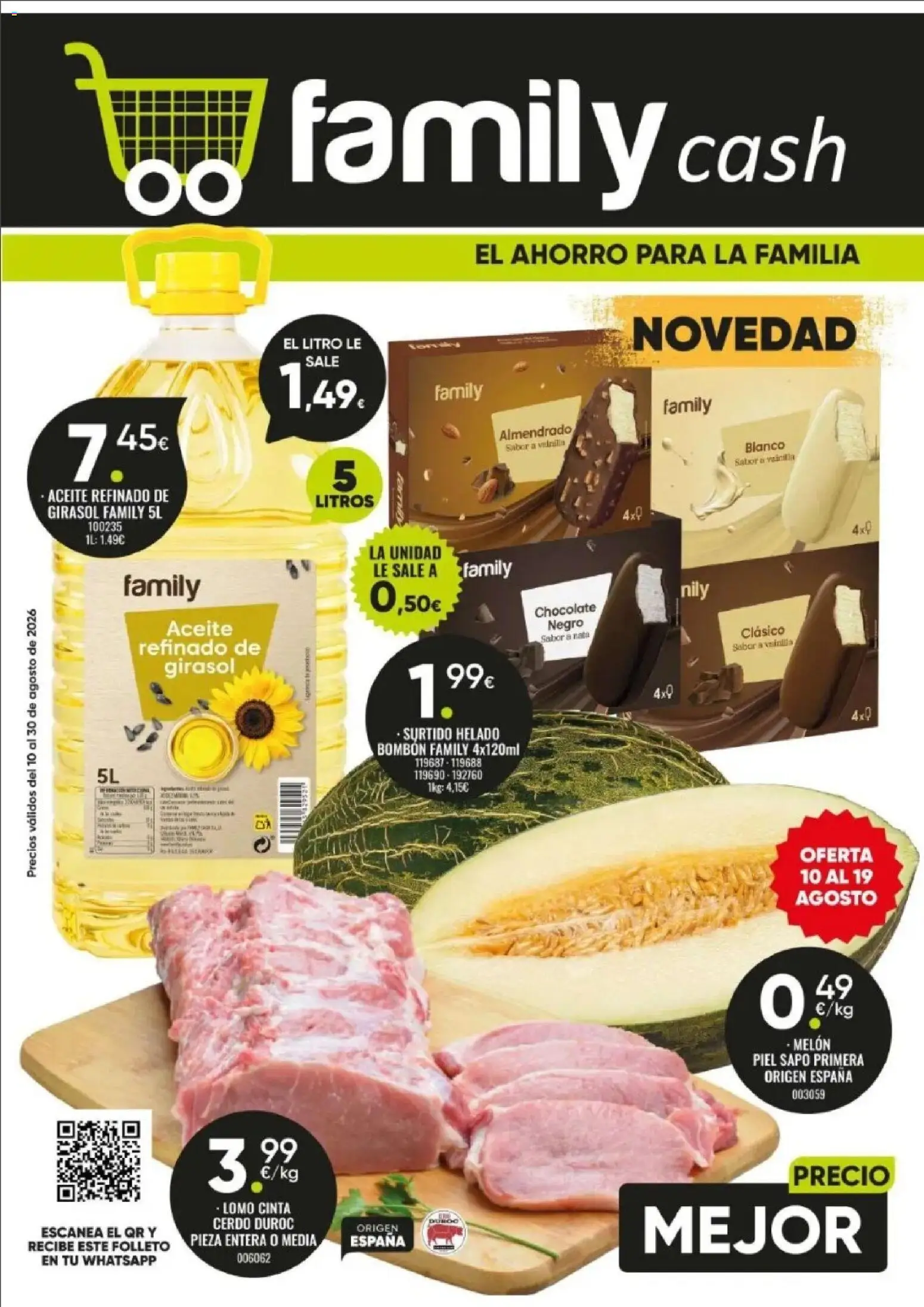 Vista previa del folleto de la tienda Family Cash válido desde el 10/08/2026 