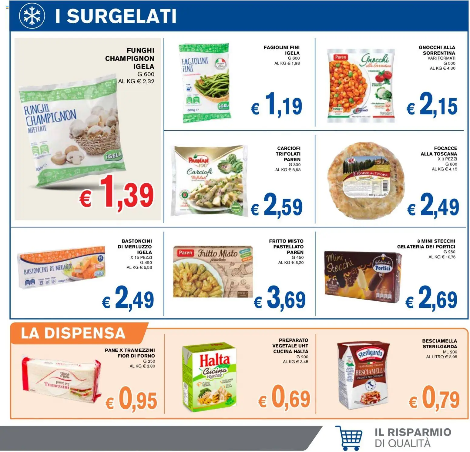 Anteprima dell'opuscolo Coal volantino èccoMi Guardiagrele dal negozio Coal valido da 22/10/2026 - Forno, Besciamella, Pane, Gnocchi, Funghi, Carciofi, Merluzzo, Fagiolini