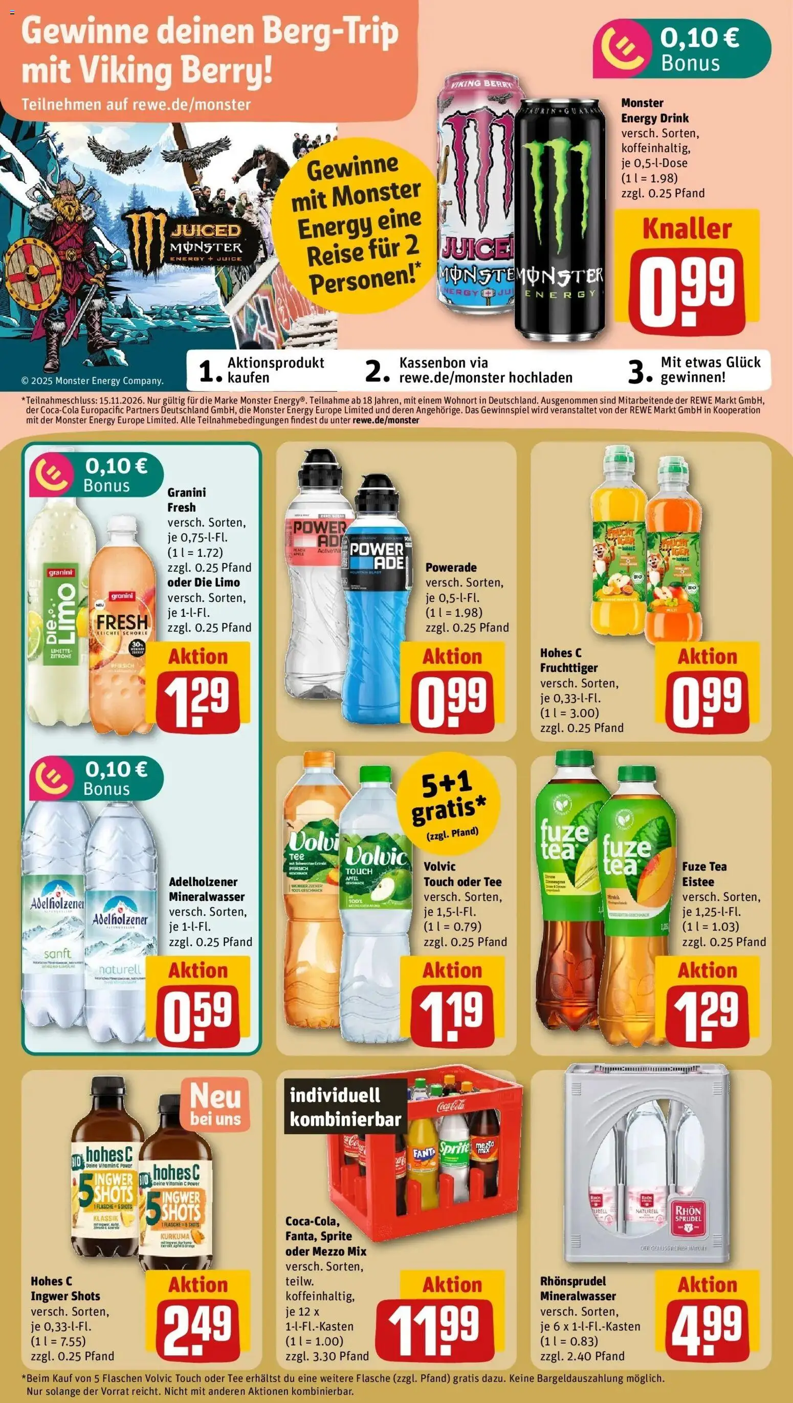 Vorschau von dem Prospekt des Geschäftes Rewe, gültig ab dem 26.10.2026