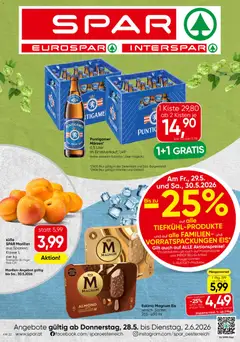 Vorschau der Angebote: Spar Spar Flugblatt - Steiermark gültig ab 28.05.2026