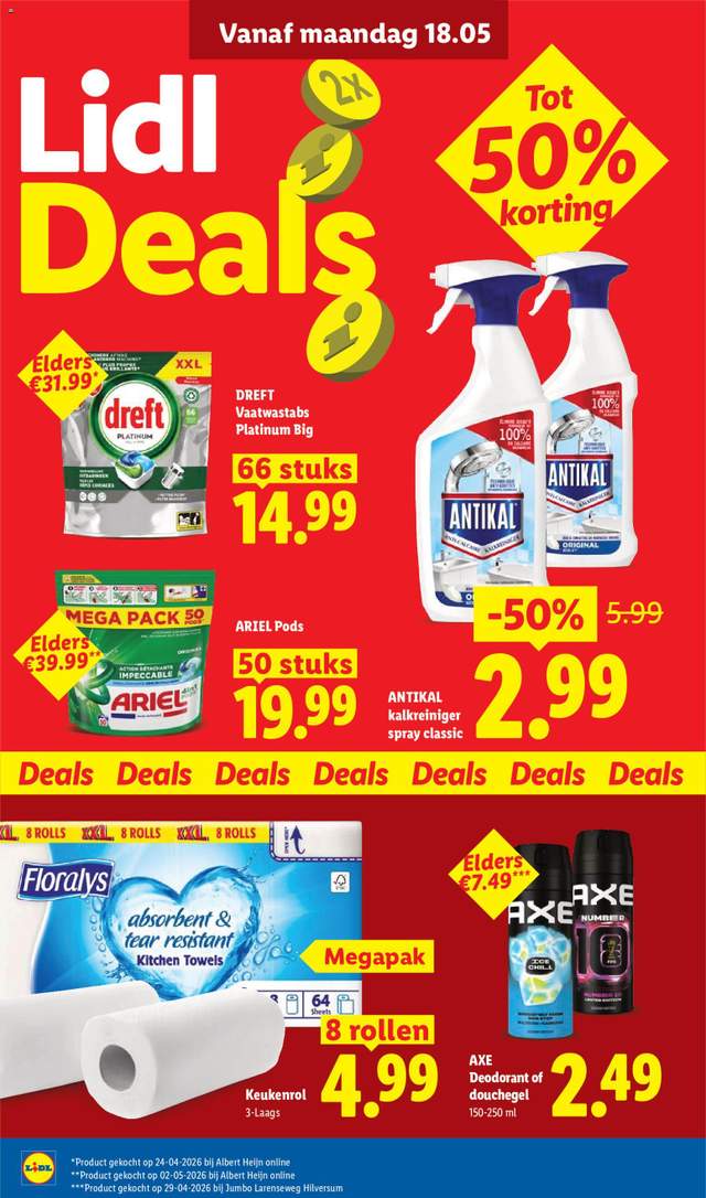 Nieuwe Lidl folder vanaf 18-05