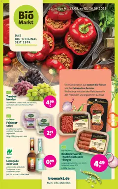 Vorschau von dem Prospekt des Geschäftes BioMarkt, gültig ab dem 13.08.2026