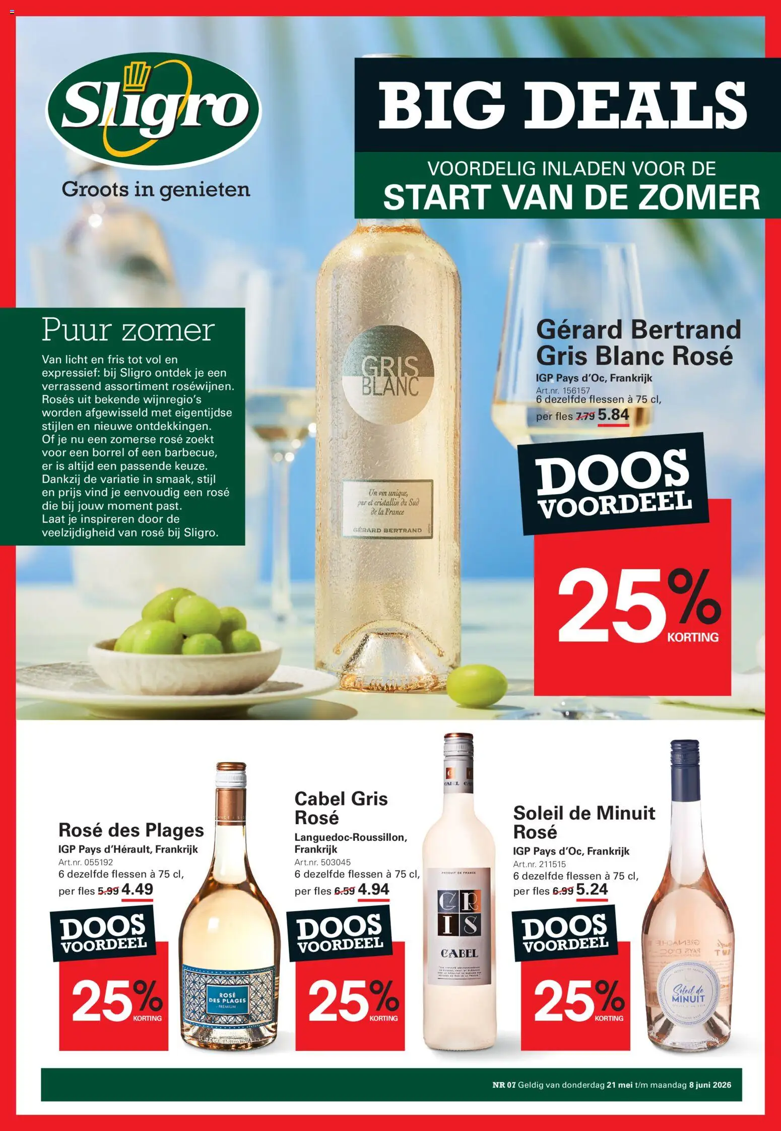Voorbeeld van Sligro - Folder Wijn van winkel Sligro geldig vanaf 21/05/2026