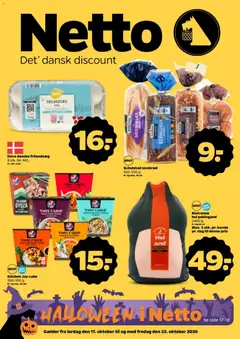 Eksempel på tilbudsavis Netto - Tilbudsavis uge 43 fra butik Netto gyldig fra 17/10/2026
