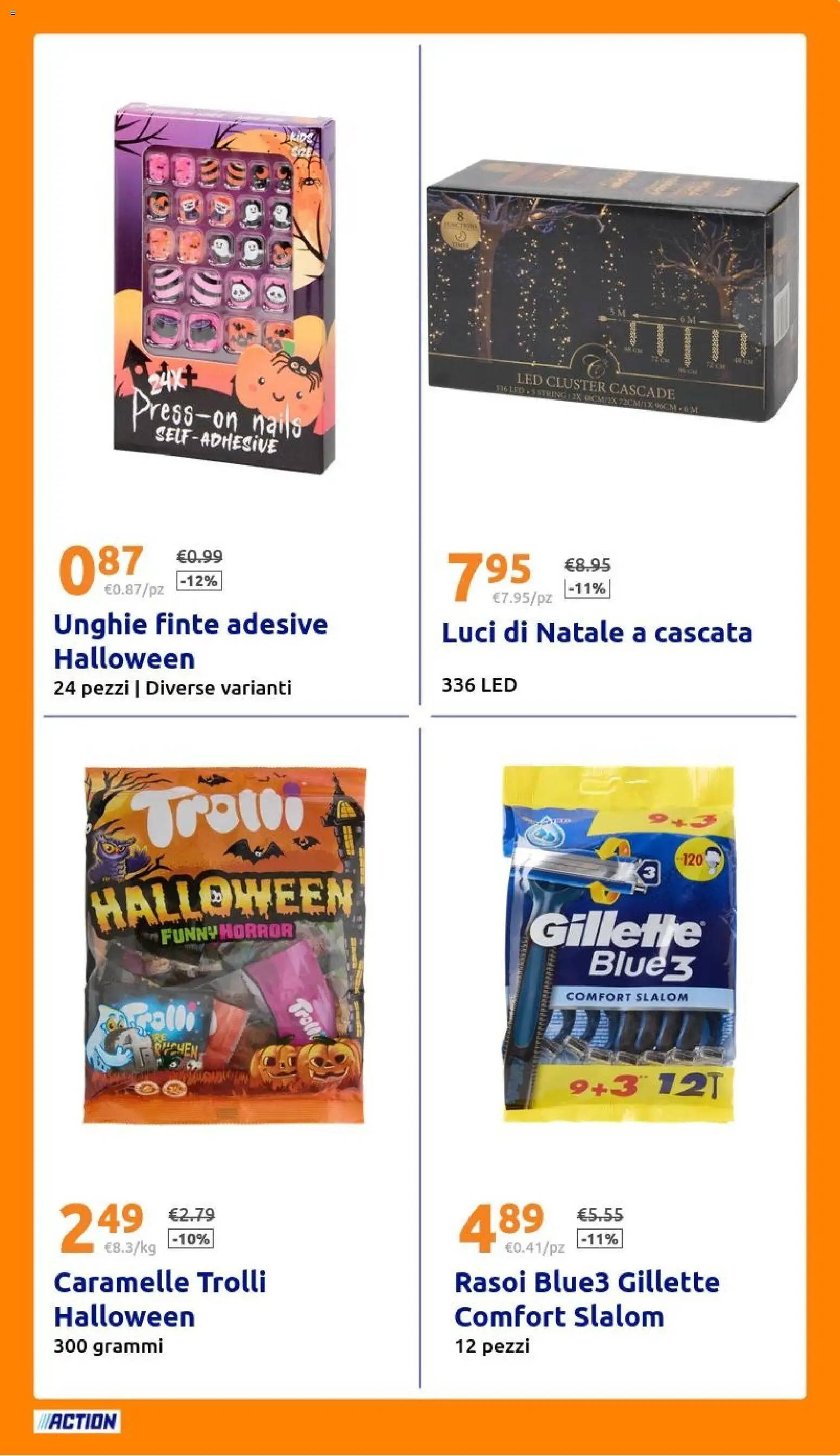 Anteprima dell'opuscolo Action volantino dal negozio Action valido da 21/10/2026 - Caramelle, Luci di Natale