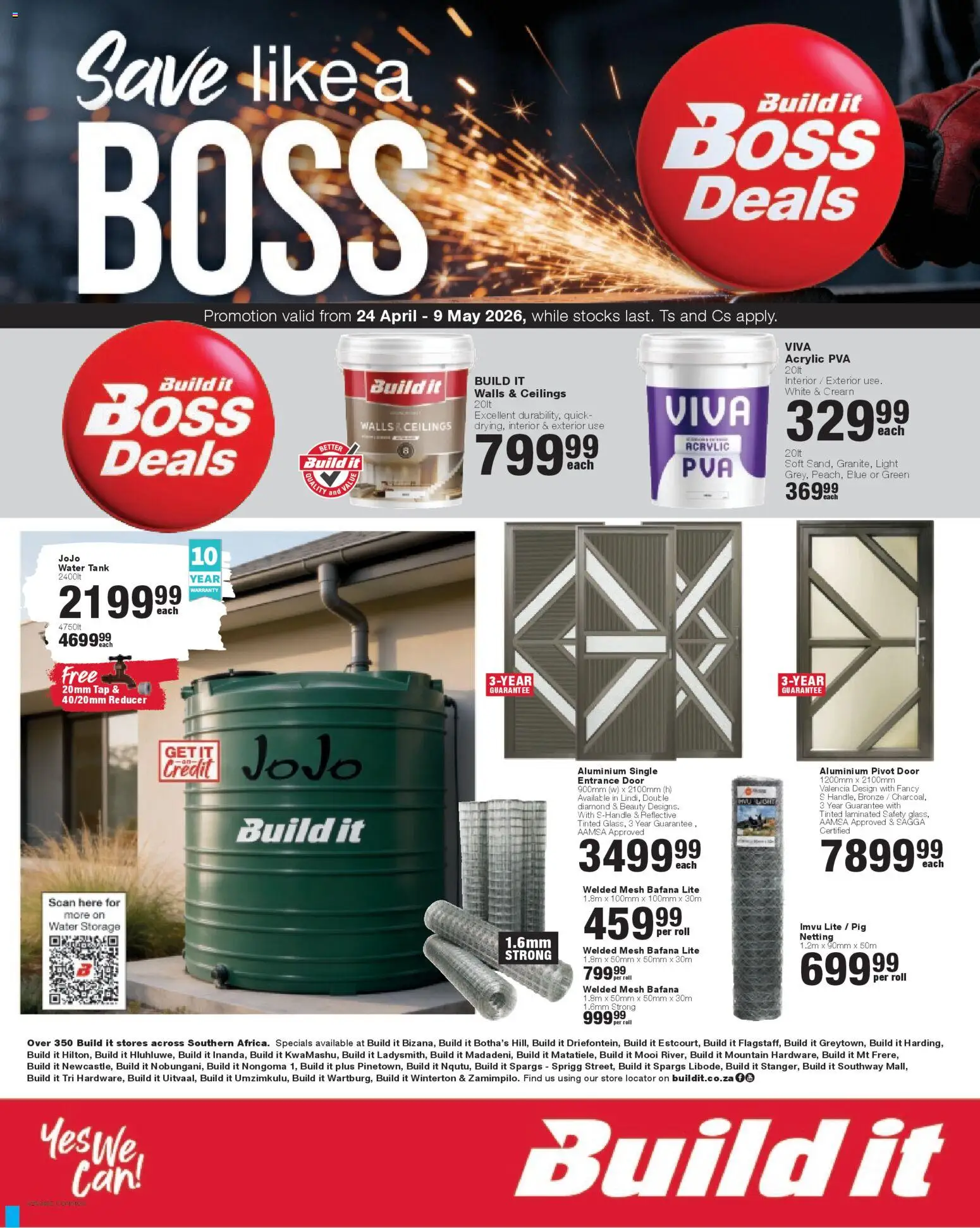 Build It Specials from 24/04 - 09/05/2026