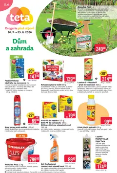 Náhled nabídky: TETA Drogerie TETA Drogerie leták - Dům a zahrada platný od 30.07.2026