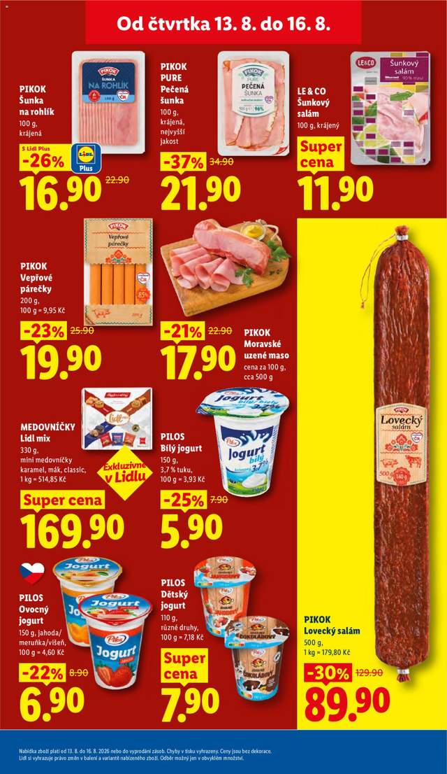 Nový Lidl leták od 13.08.