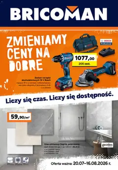 Pogląd gazetki "Bricoman gazetka" ze sklepu Bricoman ważnej od 20.07.2026