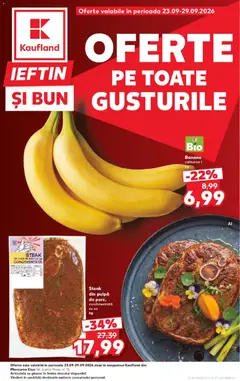 Previzualizarea de cataloage: Kaufland Kaufland Miercurea Ciuc valabil de la 23.09.2026