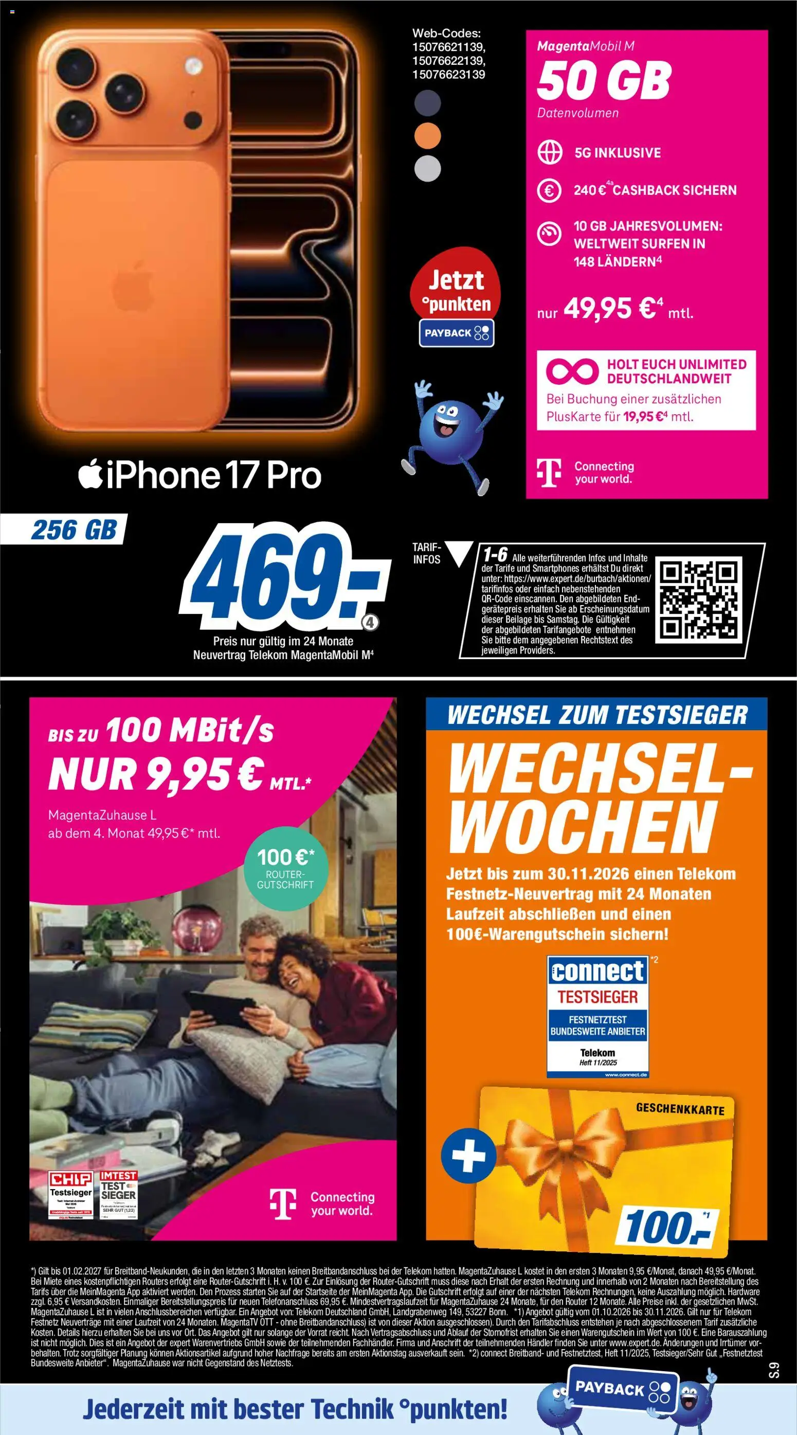 Vorschau von dem Prospekt des Geschäftes Expert, gültig ab dem 02.11.2026 - Iphone, Smartphones