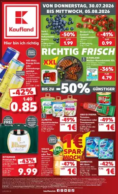 Vorschau von dem Prospekt des Geschäftes Kaufland, gültig ab dem 30.07.2026