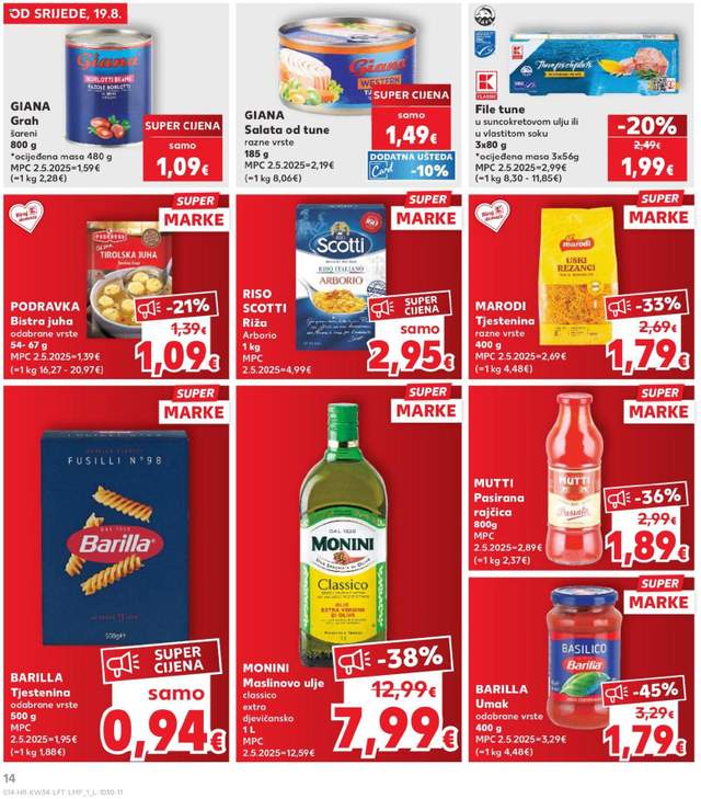 Novi Kaufland katalog od 19.08.