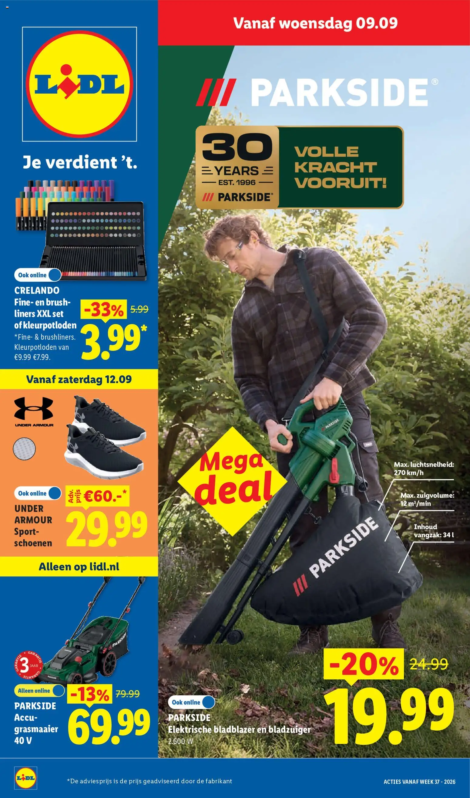 Voorbeeld van Lidl folder Non Food folder - Week 37 van winkel Lidl geldig vanaf 09-09-2026