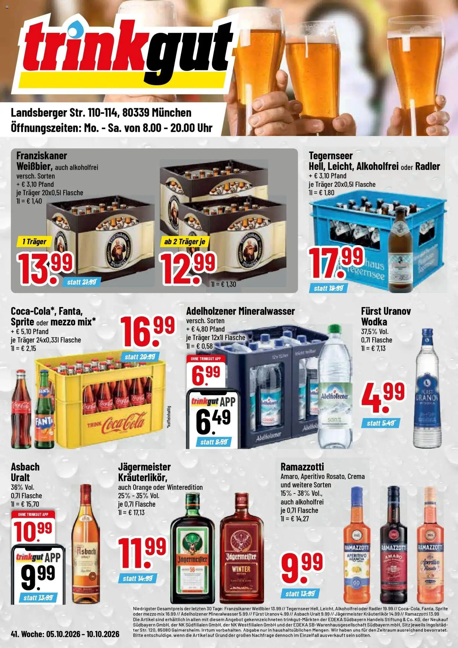 Vorschau von dem Prospekt des Geschäftes Trinkgut, gültig ab dem 05.10.2026