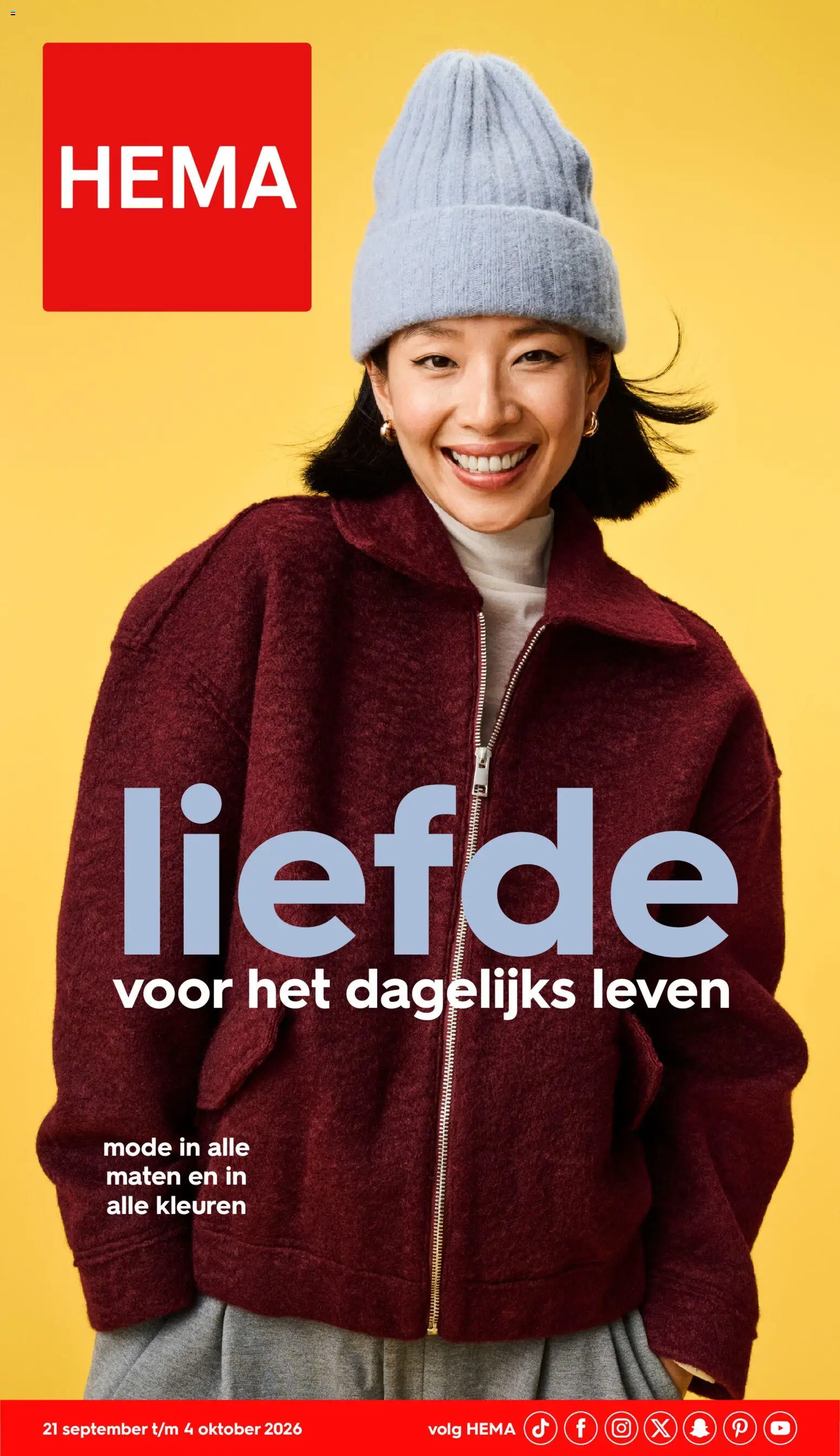 Voorbeeld van Hema Folder van winkel Hema geldig vanaf 21/09/2026