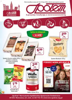 Pogląd gazetki "Społem gazetka" ze sklepu Społem ważnej od 01.07.2026