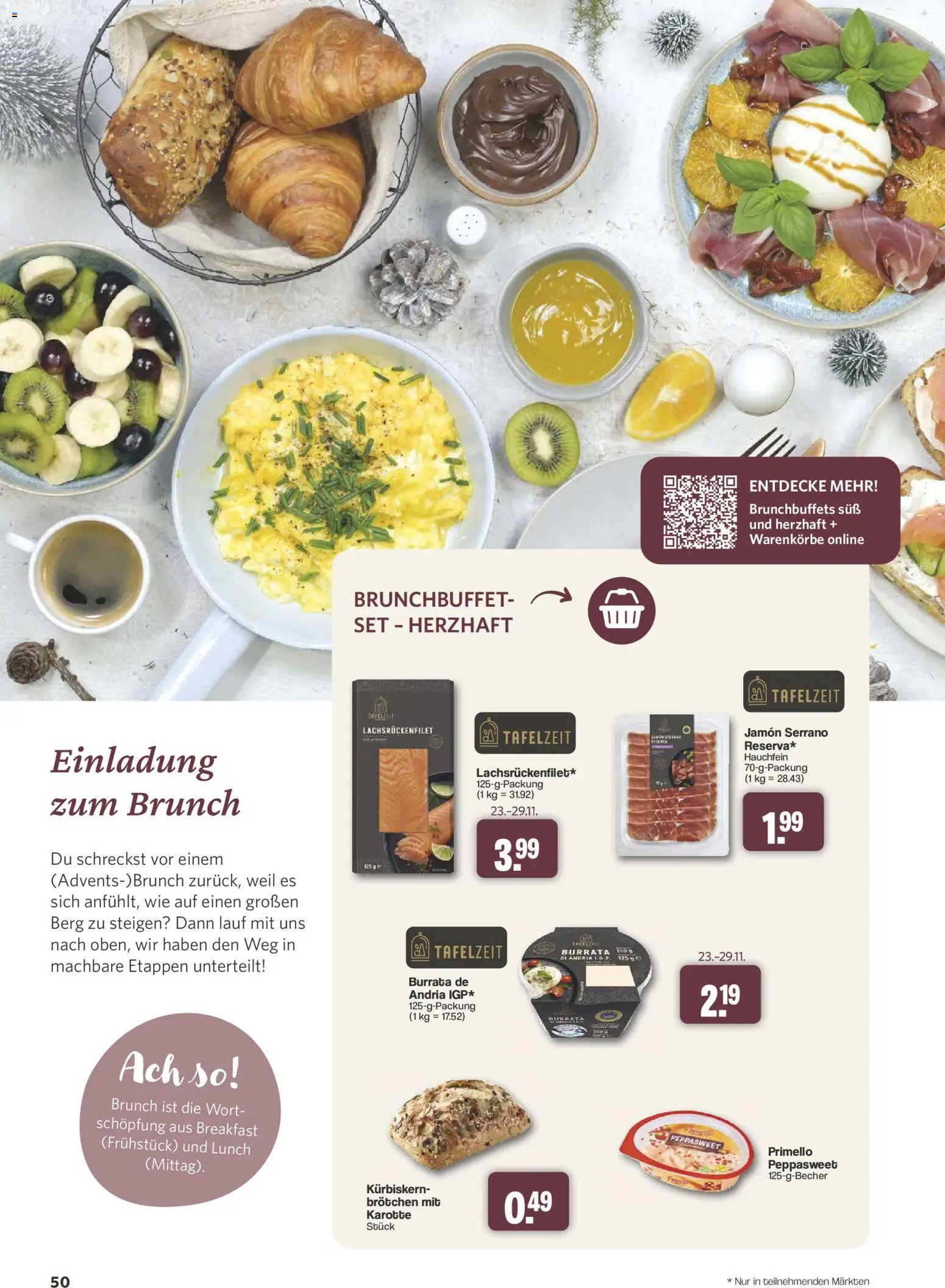 Vorschau von dem Prospekt des Geschäftes Famila Nordwest, gültig ab dem 26.10.2026 - Burrata, Karotte