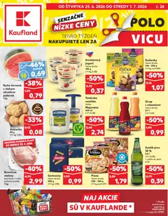 Náhľad Kaufland letáku platného od 25.06.2026