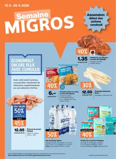 Vorschau des Merkblatts Migros aktionen FR vom Shop Migros gültig von 15.05.2026 bis 20.05.2026